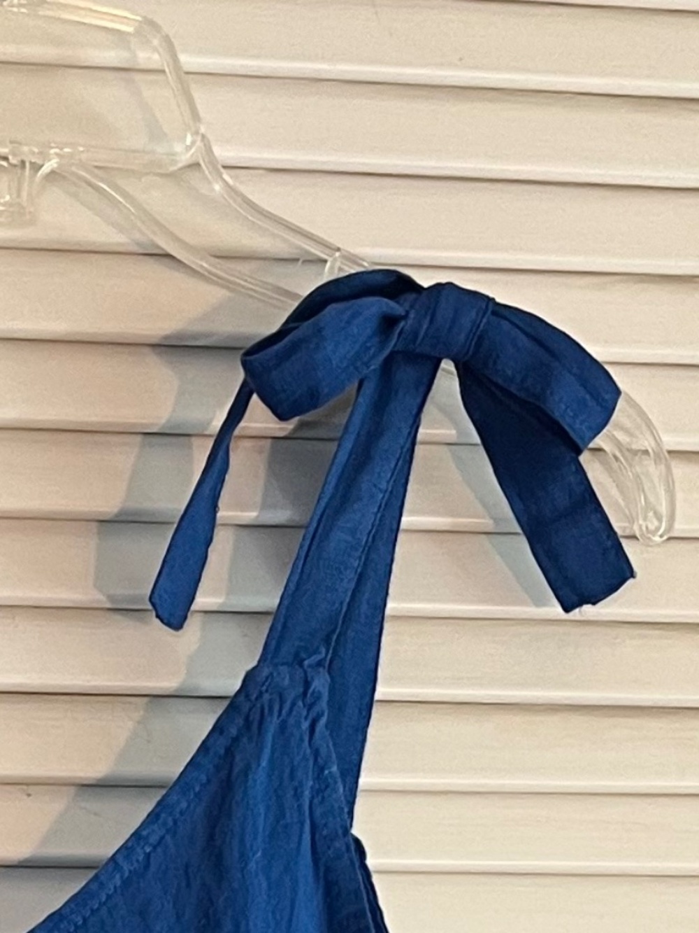 Puro Lino Italian Linen Midi Slip Dress Cobalt Blue Size S - Picture 3 of 6